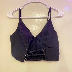 Black Lacefront Bralette